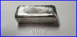 Solid. 925 Sterling Silver Custom Hand Poured Bar 192 Grams