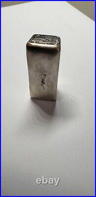 Solid. 925 Sterling Silver Custom Hand Poured Bar 209 Grams