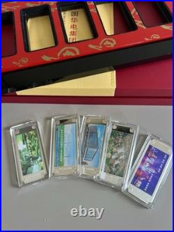 Solid 999 Fine Silver Ingots Set Of Five Pure Silver Collection Bars In Box