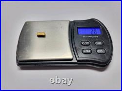 Solid Gold Lego Like Brick, 2 Grams 24k Gold, By KThorn SN 303 Solid Gold Lego Like Brick, 2 Grams 24k Gold, By KThorn SN 303