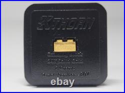 Solid Gold Lego Like Brick, 2 Grams 24k Gold, By KThorn SN 304
