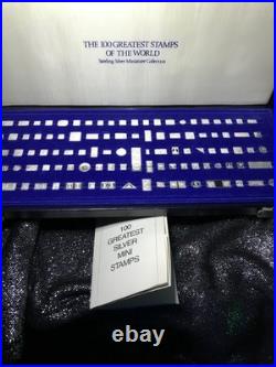 Solid SilverFranklin Mint Stamp Collection Complete Set