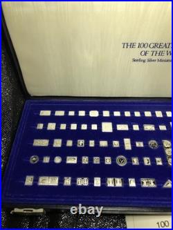 Solid SilverFranklin Mint Stamp Collection Complete Set