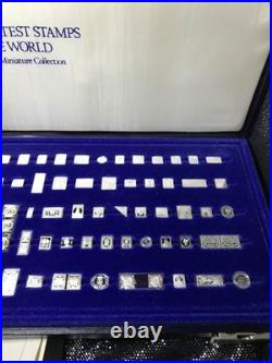 Solid SilverFranklin Mint Stamp Collection Complete Set
