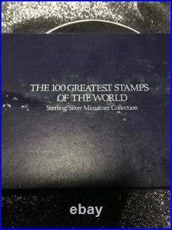 Solid SilverFranklin Mint Stamp Collection Complete Set
