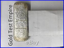 Solid Silver 100 Troy Ounce oz One Hundred Real Pure. 999 Fine Bullion Bar #3