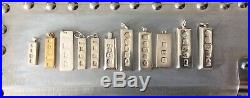 Solid Silver 925 Ingots X11 Total Weight 153g