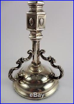 Solid Silver Antique Spanish Pocket Watch Stand