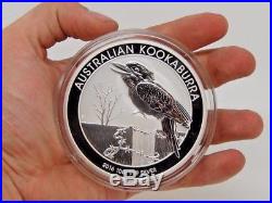 Solid Silver Australian Kookaburra coin 2016 999 Silver 10oz 10 Dollars LARGE
