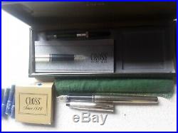 Solid Silver Bar 250g Baird&Co + a Cross 10kt rolled gold fountain pen 14ct nib