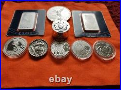 Solid Silver Bullion 999 Fine Bars, Coins, Rounds