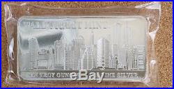 Solid Silver Bullion Bar Twin Towers 10 OZ BAR Art