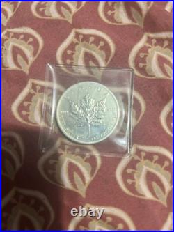 Solid Silver Canada Maple Leaf 1oz. 999 Fine Silver Coin