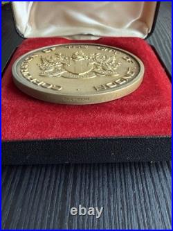 Solid Silver Gilt Medal Commemorating Opening Of London Bridge-Birmingham, 1973