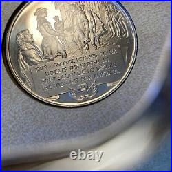 Solid Silver Great Patriots Of The United States Of America Rounds Danbury Mint