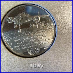 Solid Silver Great Patriots Of The United States Of America Rounds Danbury Mint