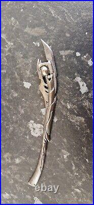Solid Silver Hand Poured Loki's Staff