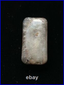 Solid Silver Hand Poured Silver Bullion (999 Fine Silver) 105.6g