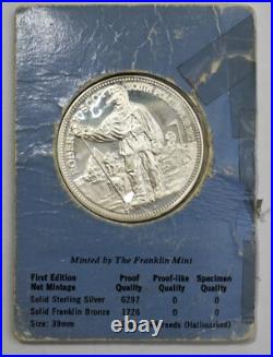 Solid Silver New Zealand Museum Canterbury South Pole Diamond Anniversary Coin