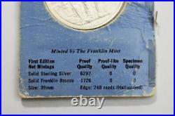 Solid Silver New Zealand Museum Canterbury South Pole Diamond Anniversary Coin