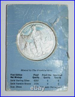 Solid Silver New Zealand Museum Canterbury South Pole Diamond Anniversary Coin