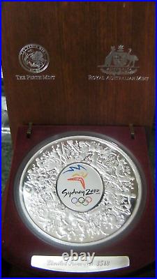 Solid Silver Proof 1 Kilo Coin Australia $30. Sydney Olympics 2000