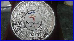 Solid Silver Proof 1 Kilo Coin Australia $30. Sydney Olympics 2000