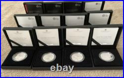 Solid Silver Proof Royal Mint Limited Edition Chinese Lunar Coin Set