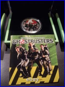 Solid Silver coins, set of (3) Ghostbusters by Perth Mint. 9999 proof quality