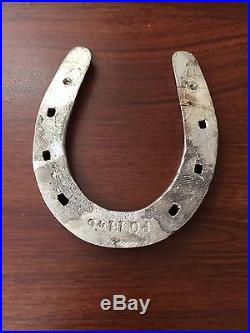Solid Sterling Silver Bar Lucky Horseshoe. 925 Heavy 168.60 Grams