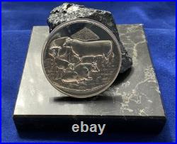 Solid Sterling Silver Medal Shorthorn Breeders' Association 2oz