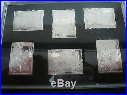 Solid Sterling Silver Millenium Stamps Proof Collection 2000 Hibernia Mint