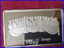 Sovereigns of Europe 544g Solid Silver Medallions