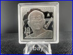 Spain 23' 10 Picasso-harlequin. 999 Silver 1oz