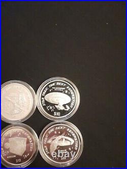 Star Trek The Next Generation Solid Silver Proof 6 Coin Set Pobjoy Mint Ships