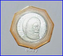 Sterling Silver Robert Pearly Artic Explorer Commemorative Coin Hall Marked Rare