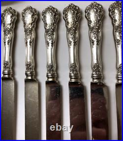 Sterling Silver Set Flatware Gorham Buttercup 62 Pieces Antque