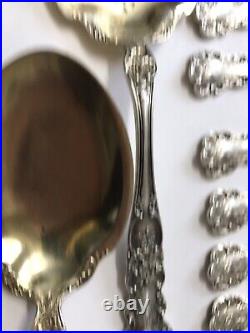 Sterling Silver Set Flatware Gorham Buttercup 62 Pieces Antque