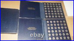 Sterling silver Franklin mint Treasury of Presidential medals 2 sets72 coins