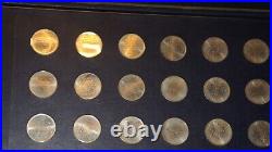 Sterling silver Franklin mint Treasury of Presidential medals 2 sets72 coins