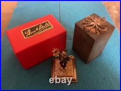 Stuart Devlin Gilt Silver Enamel. Bullion. Xmas Carol Box Christmas Is Coming