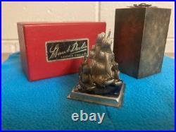 Stuart Devlin Sterling Silver Enamel. Bullion. Xmas Box'we Saw Three Ships'