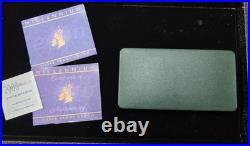 Stunning Pair Of Cased Proof Solid Silver Coins