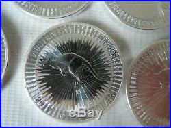 TEN NEW 2019 Silver Kangaroo 1oz solid 9999 Silver Bullion Coins x10 ounces