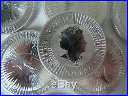 TEN NEW 2019 Silver Kangaroo 1oz solid 9999 Silver Bullion Coins x10 ounces