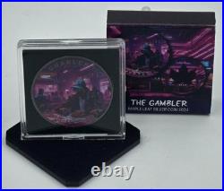 THE GAMBLER ALL IN Silver Coin 1 Oz. 999 Canada 2024