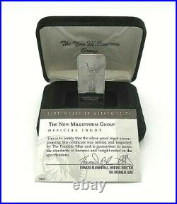 THE NEW MILLENNIUM GROUP Solid silver. 999 Ingot Life and Liberty