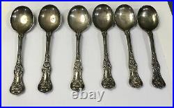 TIFFANY ENGLISH KING sterling silver Cream Soup Bullion Soup 6.5 NO MONO