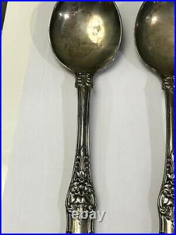 TIFFANY ENGLISH KING sterling silver Cream Soup Bullion Soup 6.5 NO MONO