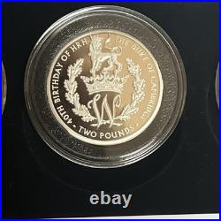The 40th Birthday Of The Duke Of Cambridge Solid Silver Proof Coin Collection